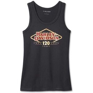 Harley-Davidson Women's 120th Anniversary Ultra Classic Tank Top Size M